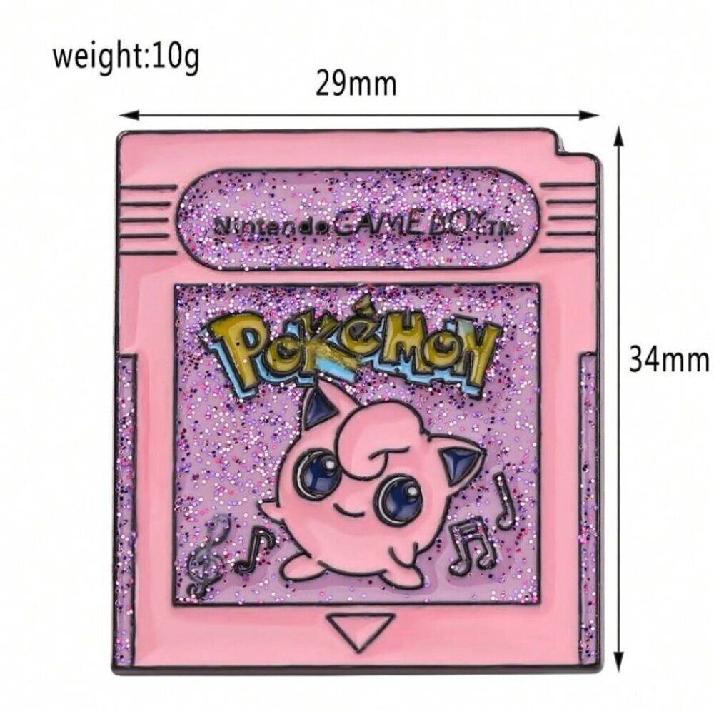 Pocket Monsters 1 PC Cute Cartoon Alloy Brooch Pocket Monsters Character Metal